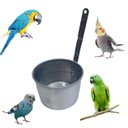 Ver imagem 1 de Kit 02 Comedouros Alumínio Fechamento Em Chapa Para Papagaios E Todas As Aves