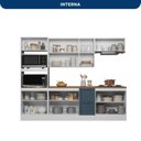 Ver imagem 6 de Cozinha Completo Modulado 11 Portas 2 Gavetas 2 Nichos para Forno Unna Yescasa