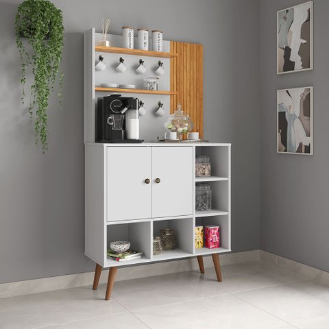 Cantinho do Café Aurora - 3 Cores:branco-cinamomo