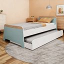 Ver imagem 5 de Bicama 80cm x 193,5cm em MDP Lorenza Verde