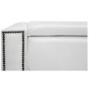 Ver imagem 3 de Calçadeira Baú Solteiro 90 Cm Para Cama Box Corano Branco