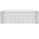 Ver imagem 6 de Calçadeira Baú Solteiro 90 Cm Para Cama Box Corano Branco