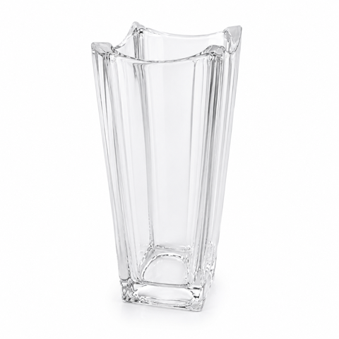 Vaso Cristal Grosso Bohemia Quadrangular