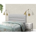 Ver imagem 3 de Cabeceira Dama New Plus King Size 1950mm PVC Branco - Simbal