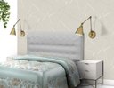 Ver imagem 3 de Cabeceira Dama New Plus King Size 1950mm PVC Branco - Simbal