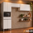 Ver imagem 2 de Cozinha Compacta 3 Peças Batrol Top Class Branco