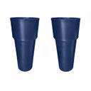 Ver imagem 1 de Kit 2 Vaso Plantar Lux 65x30 Decoração Hall Entrada Jardim Design Elegante