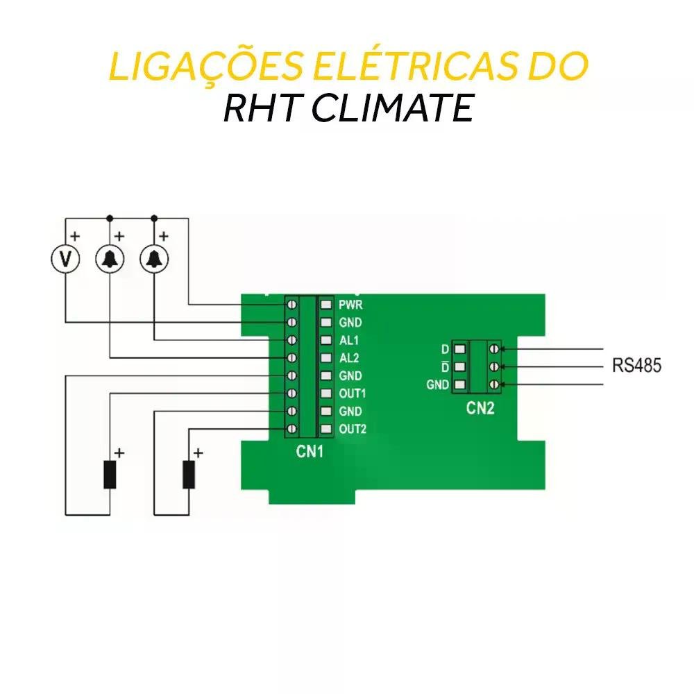 Transmissor de Temperatura e Umidade Rht Climate-wm-485-lcd - 4