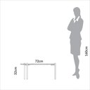 Ver imagem 4 de Mesa de Centro Orgânica 72cm para Sala Dalla Costa 100% Mdf Cor:freijó