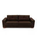 Ver imagem 1 de Sofá Sala de Estar 2 Lugares 160cm Pés Madeira Kenny Couro Tabaco G43 - Gran Belo