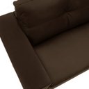 Ver imagem 3 de Sofá Sala de Estar 2 Lugares 160cm Pés Madeira Kenny Couro Tabaco G43 - Gran Belo