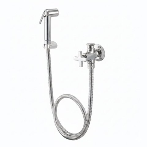 Ducha Higiênica Nya com Derivação 1/4 de Volta 25849 Meber - Cromado