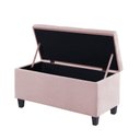 Ver imagem 4 de Kit Recamier Madri 1,40m + 2 Puff Suede Rosa Bebe - Inova Decor Inova Decorações Kit Madri
