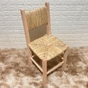 Ver imagem 3 de Cadeira de Palha com Assento e Encosto de Palha:sem Pintura