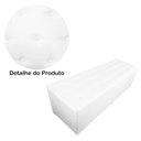 Ver imagem 4 de Calçadeira Recamier Baú Casal King 190cm Juliana Suede Branco