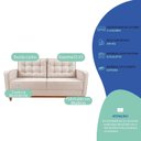 Ver imagem 5 de Kit Sofá 2 Lugares e 2 Poltronas Luxo Moderno Sala de Estar Samuel