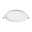 Ver imagem 3 de Kit 10 Painel de Led Redondo Embutir Recuado 18w Bivolt Taschibra 6500k Frio
