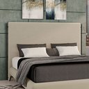 Ver imagem 2 de Cabeceira Design para Cama de Casal Bezos Pés em Madeira Veludo Bege G91 - Gran Belo