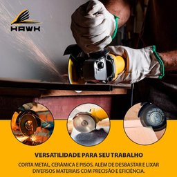 Esmerilhadeira Angular 850w 13000rpm Hawk Hw3010 com Disco de Corte - 5