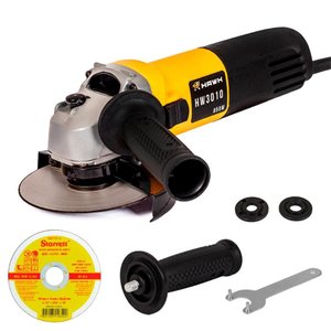 Esmerilhadeira Angular 850w 13000rpm Hawk Hw3010 com Disco de Corte