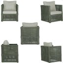 Ver imagem 5 de Mesa e 3 Poltronas Madri Corda Náutica Estofado 3 Trama Verde