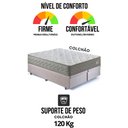 Ver mais imagens de Base Box Baú Bipartido Casal 138x188 Suede com Colchão New 4 Estações Molas Ensacadas