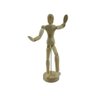 Boneco Articulado Madeira Clara 20cm Arte Mangá Manequim - 2