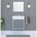 Ver imagem 2 de Kit Gabinete Banheiro Armario Cuba Pia com Espelheira - Veneto