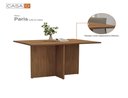 Ver imagem 4 de Mesa Paris 120 cm sem Vidro Cor:Cedro