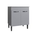 Ver imagem 1 de Balcão para Cozinha 2 Portas 81,2cm x 70cm Light Cinza