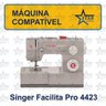 Móvel Gabinete Mesa Maquina Costura Singer Facilita Pro 4423 - 2