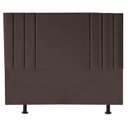 Ver imagem 1 de Cabeceira Cama Box King Estofada Grécia 160 Cm Suede:marrom
