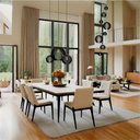 Ver imagem 5 de Conjunto Lustres para Sala de Estar e Sala de Jantar Mix - Preto