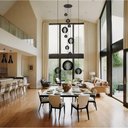 Ver imagem 3 de Conjunto Lustres para Sala de Estar e Sala de Jantar Mix - Preto