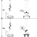 Ver imagem 6 de Conjunto Lustres para Sala de Estar e Sala de Jantar Mix - Preto