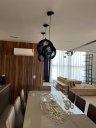Ver imagem 4 de Conjunto Lustres para Sala de Estar e Sala de Jantar Mix - Preto
