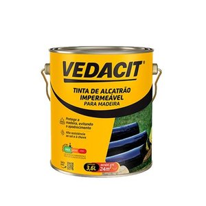 Tinta De Alcatrão Impermeável 3,6L (Piche Extra) Vedacit - Unico