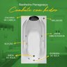 Banheira Retangular Paraguaçu Combate com Hidro em Acrílico - 1.20x0.80x0.40 - 127v - 6
