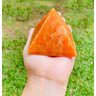 Pirâmide de Calcita Laranja | de 0,250 a 0,350 Kg Geologia Br 1 - 3
