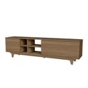 Ver imagem 1 de Rack para Tv até 75'' com 2 Portas e Nichos 200cm Lars - Natural