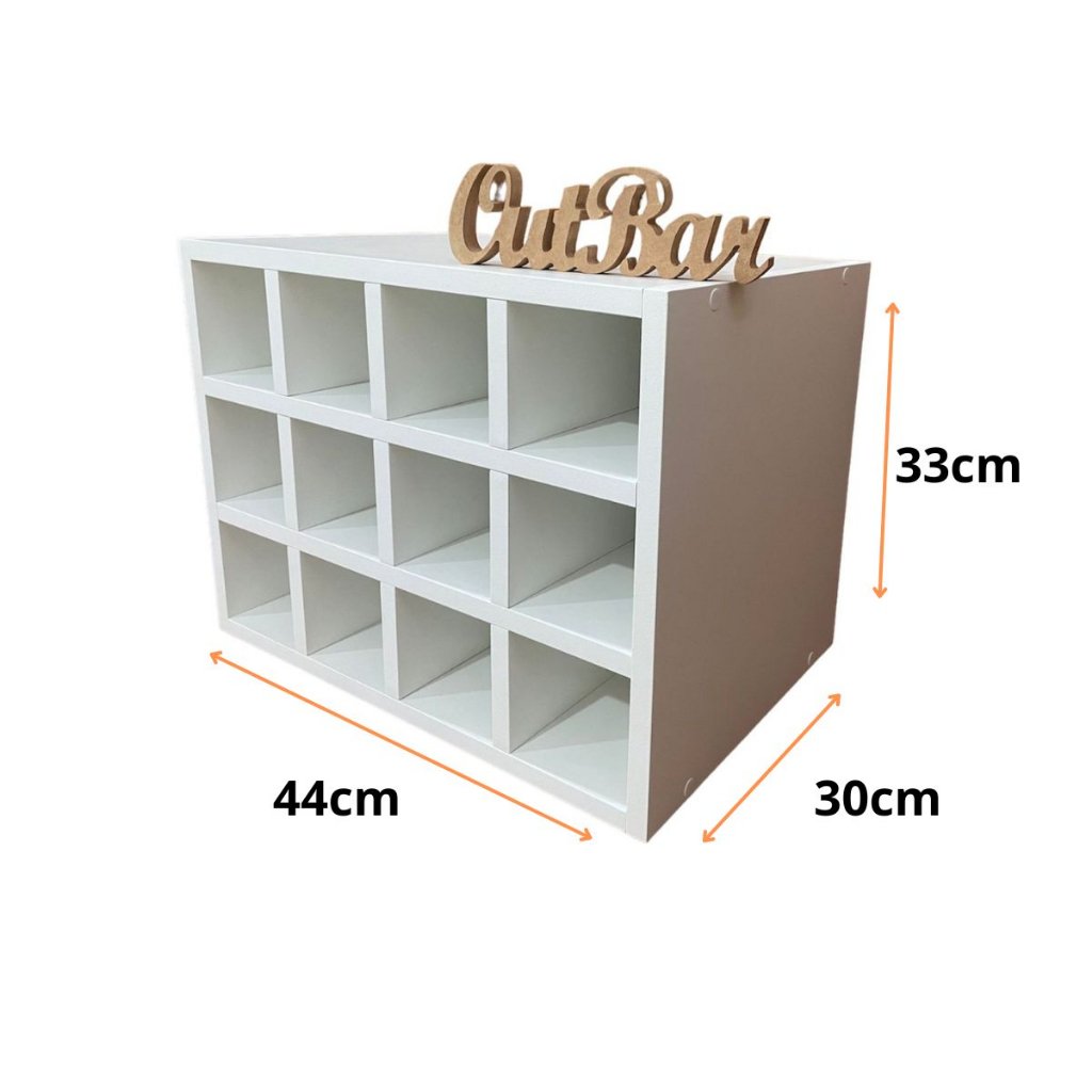 Garrafeiro Adega com 12 Nichos para Garrafas Vinho - 2