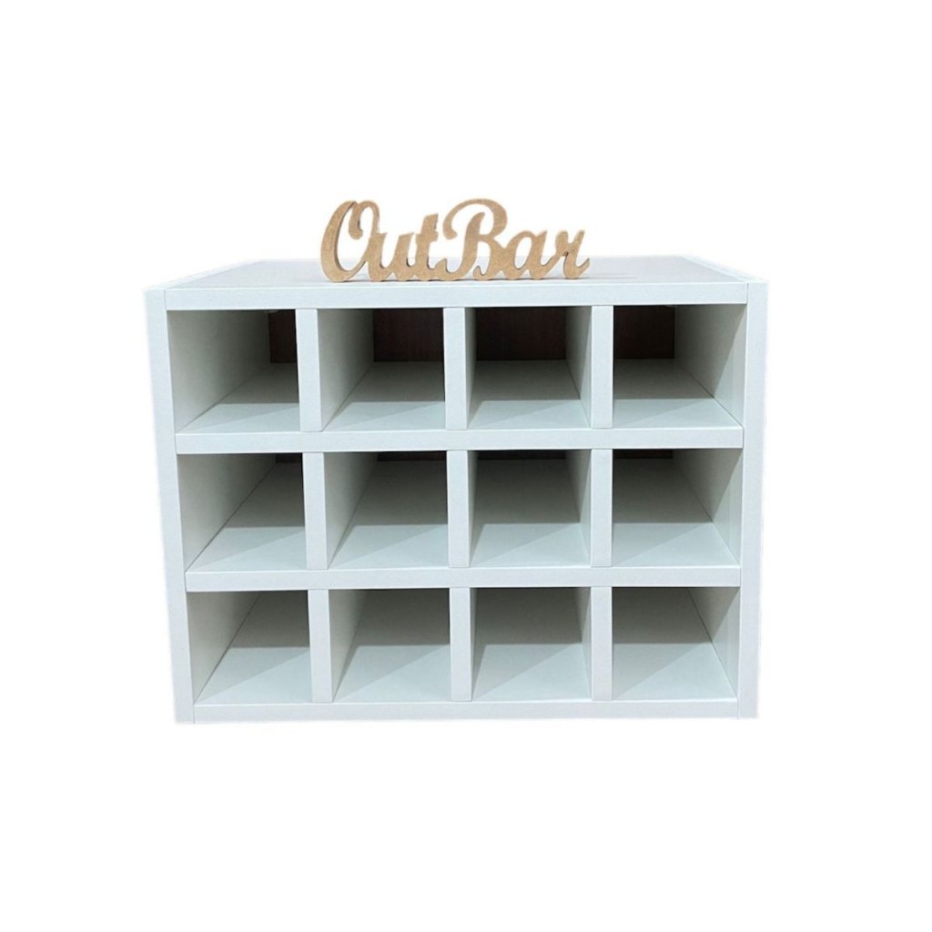 Garrafeiro Adega com 12 Nichos para Garrafas Vinho - 1