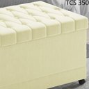 Ver imagem 6 de Recamier Calçadeira Bau 140 cm Rodizios Madi Corano TCS 350 Peer