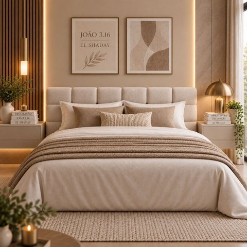 Cabeceira Cama Box Queen 158cm Estofada Bouclé Boss:Off White