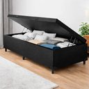 Ver imagem 1 de Cama Box Baú Solteiro 88 - Preto