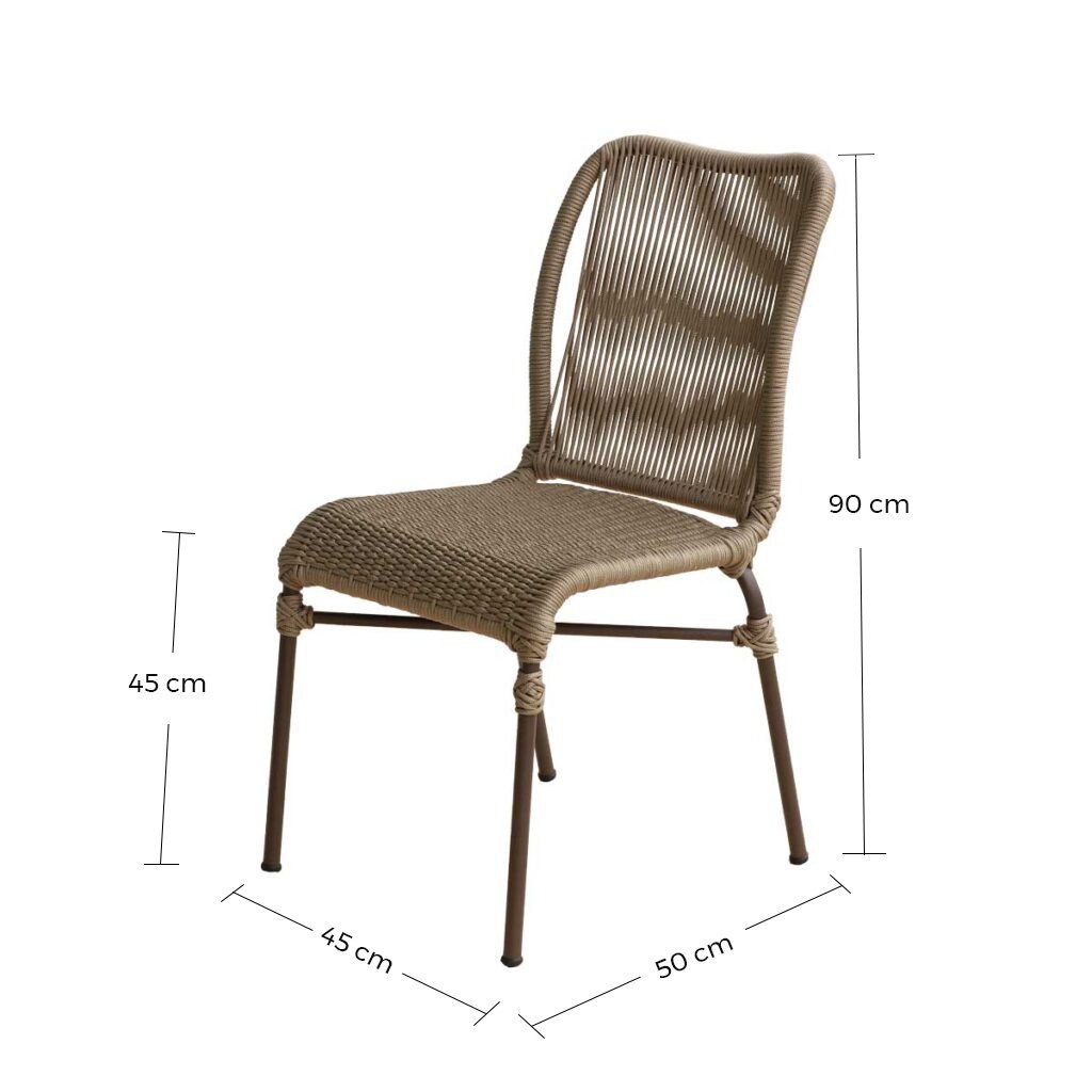 Cadeira Mikonos Corda Art D'Ville - 5