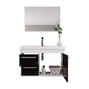 Ver imagem 7 de Kit Gabinete Banheiro Armario Cuba Pia com Espelheira - Potenza 63 Cm