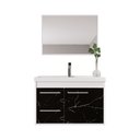 Ver imagem 4 de Kit Gabinete Banheiro Armario Cuba Pia com Espelheira - Potenza 63 Cm