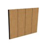 Painel Poliestireno Nero Liso Jequitibá 16,2cm Santa Luzia:jequitibá - 3