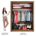 Ver imagem 5 de Guarda-roupa Infantil Madesa Enzo 2 Portas de Correr - Rustic/branco